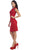 Cap Sleeve Sheer Jewel Lace Cocktail Dress
