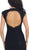 May Queen - RQ7242 Cap Sleeve Sheer Jewel Lace Cocktail Dress In Black