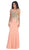 May Queen - Illusion Scoop Lace Prom Gown