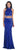 May Queen - RQ7338 Halter Fully Sequined Top & Long Skirt in Blue