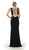 Sleeveless Mock Two Piece Mermaid Prom Dress