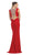 Sleeveless Mock Two Piece Mermaid Prom Dress