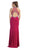 Embellished Long High Neck Dress
