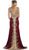 Embellished Queen Anne Sheath Evening Dress