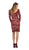 May Queen - Scalloped Damask Lace Illusion Cocktail Dress