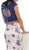 May Queen - Bejeweled Lace Applique Two-Piece Mermaid Formal Dress in Blue