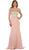 Embellished Off Shoulder Sheath Prom Dress