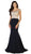 Embellished Off Shoulder Sheath Prom Dress