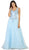 May Queen - Embellished Scoop A-line Evening Dress