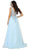 Embellished Scoop A-line Evening Dress