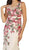 Sleeveless Floral Embroidered Evening Dress