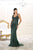 May Queen Embellished Fitted Evening Gown RQ7511 in Green