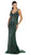 May Queen - RQ7511 Sleeveless Embellished Mesh Evening Gown