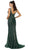 Sleeveless Embellished Mesh Evening Gown