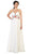 Sweetheart Floral Empire Evening Gown