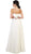 Sweetheart Floral Empire Evening Gown