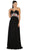 Sweetheart Floral Empire Evening Gown