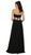 Sweetheart Floral Empire Evening Gown