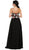 Strapless Embellished Chiffon Evening Gown