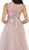 May Queen - RQ7527 Sleeveless Pearl Embellished Evening Gown