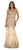 May Queen - Cap Sleeve Sweetheart Embroidered Evening Gown RQ7538 in Gold