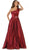 May Queen - Foldover Asymmetric A-line Evening Dress