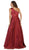 May Queen - Foldover Asymmetric A-line Evening Dress