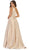 May Queen - Foldover Asymmetric A-line Evening Dress
