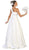 May Queen - Foldover Asymmetric A-line Evening Dress
