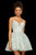 Sherri Hill - 53074 Beaded Lace Sweetheart A-Line Short Dress In Green