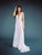 Wilderly Bride by Allure Bridals - F117 Lace Deep V-neck Wedding Dress In White