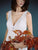 Wilderly Bride by Allure Bridals - F120 Lace Vneck Fitted Wedding Dress In White