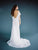 Wilderly Bride by Allure Bridals - F122 Lace V-neck Sheath Bridal Dress In White