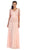 Scalloped V-neck A-line Mother of the Bride Dress