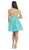 May Queen - Asymmetrical Shirred Bodice A-Line Cocktail Dress