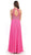 Chic Rhinestone A-Line Prom Dress with Cutout