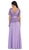 Scalloped V-neck A-line Mother of the Bride Dress