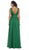 May Queen - MQ1225B Sleeveless Plunging Interweaved Prom Gown