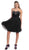 May Queen - Strapless Jeweled Cummerbund Cocktail Dress