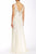Sue Wong - Beaded Ribbon Applique Dress W5131 in White