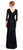 Adrianna Papell - Quarter Sleeve Lace Dress  91880500 in Black