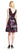 Adrianna Papell - AP1D100448 Floral Metallic Jersey Dress in Red and Multi-Color