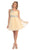 Asymmetrical Shirred Bodice A-Line Cocktail Dress