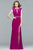 s10009 Cap Sleeve Multi-Cutout Jeweled Gown
