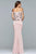 s10021 Lace Off Shoulder Sheath Dress