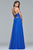 s10024 Plunging Sweetheart Ruched Gown