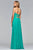 s10024 Plunging Sweetheart Ruched Gown