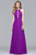 Faviana Halter Neck A-line Dress s10025 In Purple