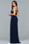 s10027 Beaded Straight Jersey Sheath Dress