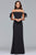s10075 Off Shoulder Dress with Bow Tie Details